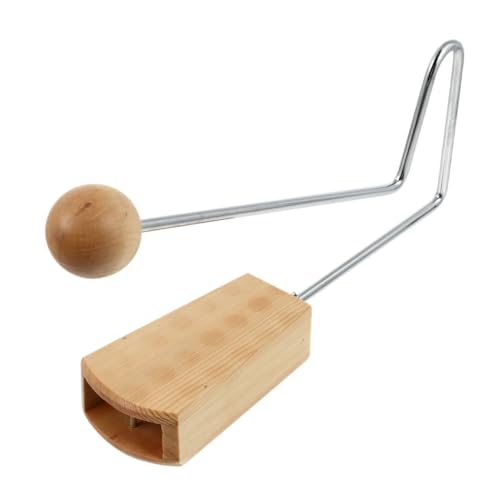 TOYANDONA Schlagzeug -Instrumente Schlaginstrument Spielzeug Handschlaginstrument Musikinstrumente Für Kinder Schlaginstrumente Für Erwachsene Musikspielzeug Für Kinder Holz Khaki von TOYANDONA