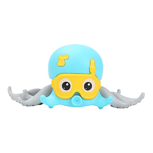 TOYANDONA Schwimmender Oktopus badewannenspielzeug für Toys Octopus badspielzeuge Bade-Oktopus- Badespielzeug für Babys Plastik Blue von TOYANDONA