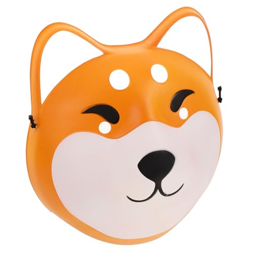 TOYANDONA Shiba Inu-maske Tier-cosplay-maske Halloween-maske Tiermaske Für Party Kostümmasken Kostüm Maske Maskenstütze Tiermasken Tierische Cosplay-requisiten Tiere Maske Plastik von TOYANDONA