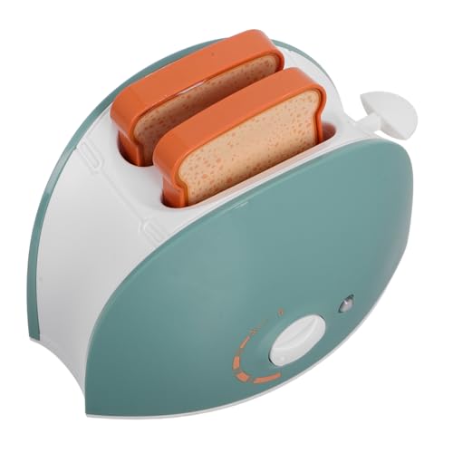 TOYANDONA Simulation Brotmaschine Puppenstuben-küchenutensilien Mini-brottoaster Mini-küchengerät Für Saftmaschinen -Toaster Mini-entsafter Plastik Green von TOYANDONA