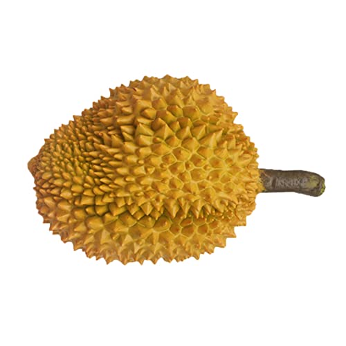 TOYANDONA Simulation Durian Orangen Dekoration künstlicher Bananenbaum falsches Obst gefälschte künstlich Fruchtspielzeug Zitrone Obst-Requisite gefälschte Fruchtverzierung Plastik Brown von TOYANDONA