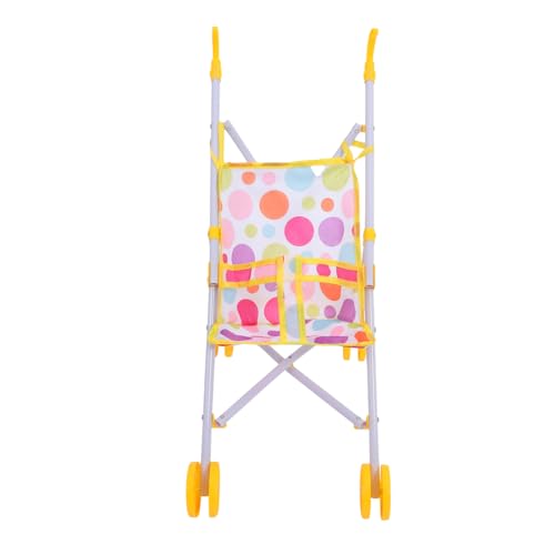 TOYANDONA Kinderwagen Spielzeug Für Babys Puppenwagen Buggy Puppenwagen Für Ädchen Kleiner Puppenbuggy Aus Ideal Für Rollenspiele Und Fantasievolles Puppen Zubehör Für Ab 3 Jahren von TOYANDONA