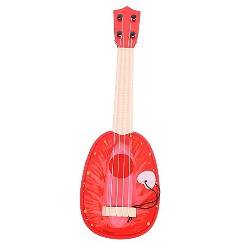 TOYANDONA Simulations-Ukulele Mini-Gitarren- Mini-Musikinstrument- Mini-Ukulele- Für Frühes Lernen Simulierte Gitarre Gitarrenmodell Aus Kunststoff Plastik von TOYANDONA