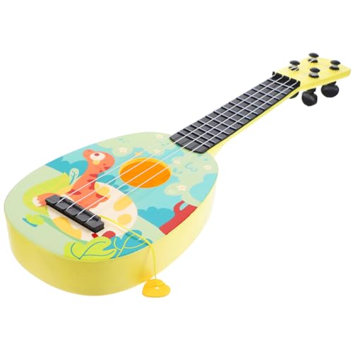 TOYANDONA Simulations-Ukulele Spielzeug-musikgitarre Kleine Gitarre Für Kleinkinder Musikinstrument Für Die Frühe Bildung Hawaii-kindergitarre Minispielzeug Für Kinder Mini-Gitarre Plastik von TOYANDONA