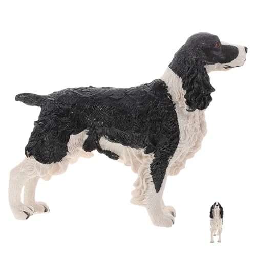 TOYANDONA Simulationshundemodell Simulationswelpenfiguren Hundepuppen Zum Sammeln Tierornament Mini-welpenfiguren Hundegarten-Statue Realistische Tierfigur Mini-hundeskulptur Hundefigur Harz von TOYANDONA