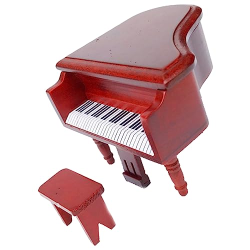 TOYANDONA Simuliertes Klavier Mini Klavier Für Kinderklavier Kinderspielzeug Kinderklavier Miniaturklavier Mini Szenenlayout Requisite Mini Klavierornament von TOYANDONA