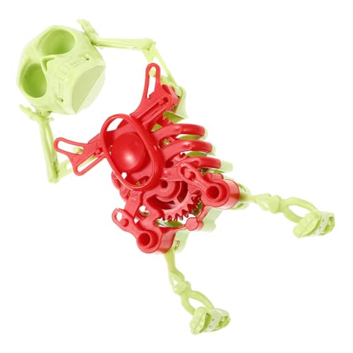 TOYANDONA Skelett zum Aufziehen für Halloween Lustiges Skelett mit Leuchtenden Farben Tragbares für Partys und für Gruselige Deko und Kinderüberraschungen TOYANDONA Skelett zum Aufziehen für Halloween Lustiges Skelett mit Leuchtenden Farben Tragbares für Partys und für Gruselige Deko und Kinderüberraschungen von TOYANDONA