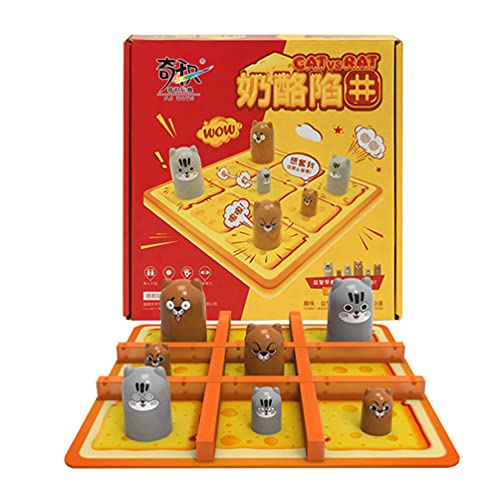 TOYANDONA Small Schach -Toe Stapelbecher Spiel Spielzeug Kinder Puzzle Brettspiel Spielzeug Desktop Dame Spiel Frühes Lernspiel Spielzeug Für Kinder Familie Kindergarten von TOYANDONA