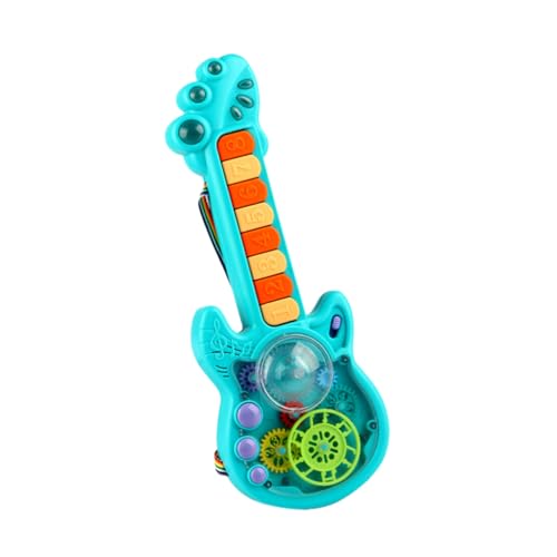 TOYANDONA Sound- Und Lichtgitarrenspielzeug Gitarre Für Gitarren- Bildungsspielzeug Gitarrengeschenk Für Gitarre Für Anfänger Lustiges Gitarrenspielzeug Plastik von TOYANDONA