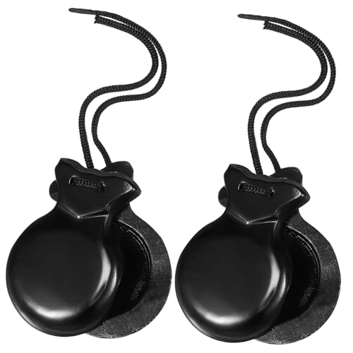 TOYANDONA Spanische Holzkastagnetten Handheld Percussion Instrumente für Erwachsene Holz Finger Kastagnetten mit Klarem und Eleganter TOYANDONA Spanische Holzkastagnetten Handheld Percussion Instrumente für Erwachsene Holz Finger Kastagnetten mit Klarem und Eleganter von TOYANDONA