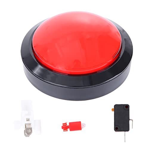 TOYANDONA Spiel Antwort Summer zappeln Reisewecker faltbar antworten summte Zappelstift nee led-Light Toys Elektronischer Buzzer elektronischer Antwortgeber digitaler Responder rot von TOYANDONA