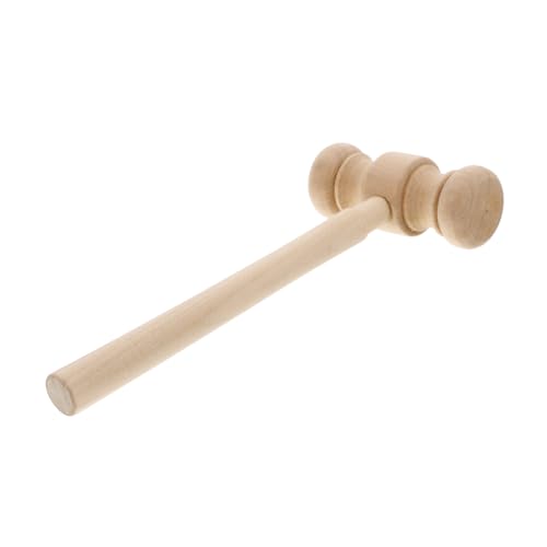 TOYANDONA Spielzeughammer holzspielzeug Geburtstagsgeschenk für Kuchenhammer Holzhammer für Rollenspiele Holzhammer-Kinderspielzeug Mini-Holzhämmer hölzern Khaki von TOYANDONA