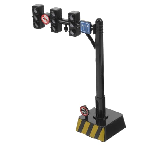 TOYANDONA Stabiles Kunststoff Verkehrsampel mit Leuchtenden Farben Miniaturmodell zur Verkehrserziehung für Dekorationsspielzeug für Puppenhäuser und Fahrzeugfans TOYANDONA Stabiles Kunststoff Verkehrsampel mit Leuchtenden Farben Miniaturmodell zur Verkehrserziehung für Dekorationsspielzeug für Puppenhäuser und Fahrzeugfans von TOYANDONA