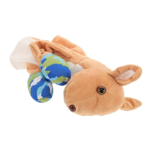 TOYANDONA Stofftiere Für Stofftiere Für Babys Für Babys Kleine Hundespielzeuge Babypuppen Puppen Babypuppen Kinderspielzeug Welpenspielzeug Fingerpuppe Aus Kunststoff Khaki von TOYANDONA