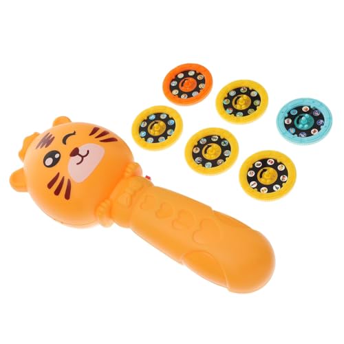 TOYANDONA Taschenlampe Projektor mit Tiermustern Musik Lernprojektor zur Frühkindlichen Kreatives Diaprojektor Nachtlicht für Jungen und Mädchen TOYANDONA Taschenlampe Projektor mit Tiermustern Musik Lernprojektor zur Frühkindlichen Kreatives Diaprojektor Nachtlicht für Jungen und Mädchen von TOYANDONA