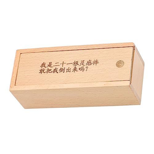 TOYANDONA Teiliges Holz Brain Teaser Puzzle Gehirntraining Lernspielzeug für Erwachsene Edukatives Geschicklichkeitsspiel Intelligenz und Problemlösungskompetenz TOYANDONA Teiliges Holz Brain Teaser Puzzle Gehirntraining Lernspielzeug für Erwachsene Edukatives Geschicklichkeitsspiel Intelligenz und Problemlösungskompetenz von TOYANDONA