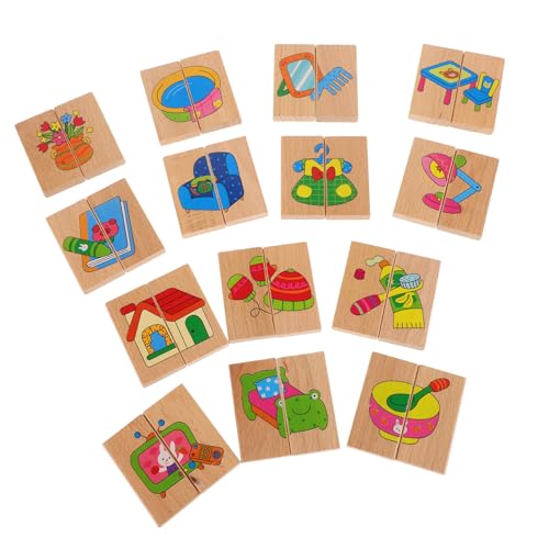 TOYANDONA Teiliges Klassisches Domino Set Aus Holz Für Ideales Für Vorschulkinder Fördert Kreativität Und Motorik Stapel Und BAU Spaß Für Jungen Und Mädchen von TOYANDONA