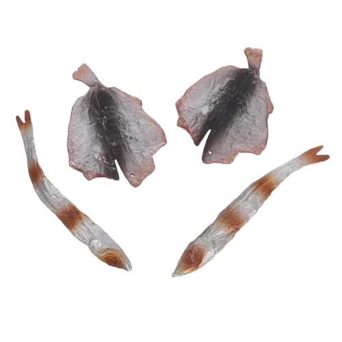 TOYANDONA Teiliges Künstliche Gebratene Fische PVC Langlebig Realistische Fischfilets Fotografie Requisiten Für Küchen Dekoration Party Tischdisplay TOYANDONA Teiliges Künstliche Gebratene Fische PVC Langlebig Realistische Fischfilets Fotografie Requisiten Für Küchen Dekoration Party Tischdisplay von TOYANDONA