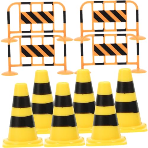 TOYANDONA Teiliges Verkehrszeichen für Miniatur Straßensperren und Verkehrsleitkegel aus Leichtem Kunststoff Leuchtend Gelb orange Pädagogisches Lernspielzeug für Vorschulkinder für TOYANDONA Teiliges Verkehrszeichen für Miniatur Straßensperren und Verkehrsleitkegel aus Leichtem Kunststoff Leuchtend Gelb orange Pädagogisches Lernspielzeug für Vorschulkinder für von TOYANDONA