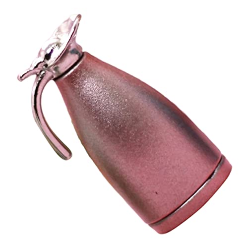 TOYANDONA Thermoskanne Dekoration puppenstubenmöbel puppenhauszubehör Wasserkocher Modellbau Zubehör Mini wasserkocher Küchenrequisite vorgeben Mini-Foto-Requisite Metall Rosa von TOYANDONA