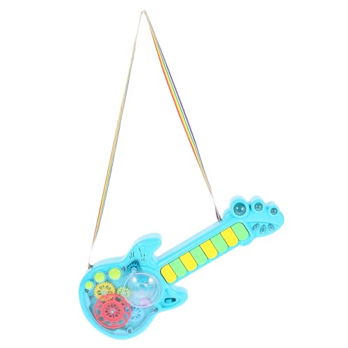 TOYANDONA Ton Und Lichtgitarrenspielzeug Anfängergitarrenspielzeug Gitarre Für Anfänger Kleinkindgitarrenspielzeug Gitarrenzubehör Musikspielzeug Gitarrenspielzeug Für Kinder von TOYANDONA