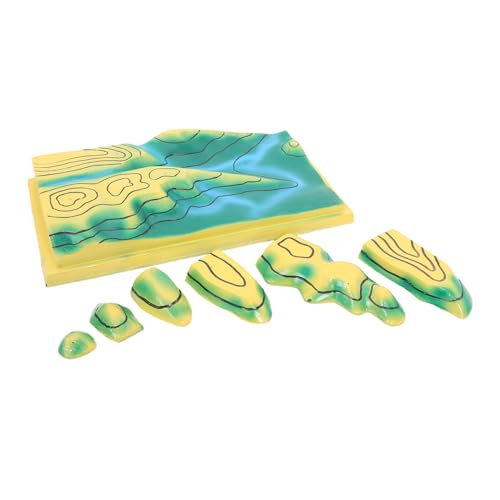 TOYANDONA Topografische Modelle unterrichten Konturkarte für Science Fair Projects Schulgeographie Laborausrüstung Physikalische Geographiekonturkarte 3D -plastische topografische Karte PVC TOYANDONA Topografische Modelle unterrichten Konturkarte für Science Fair Projects Schulgeographie Laborausrüstung Physikalische Geographiekonturkarte 3D -plastische topografische Karte PVC von TOYANDONA