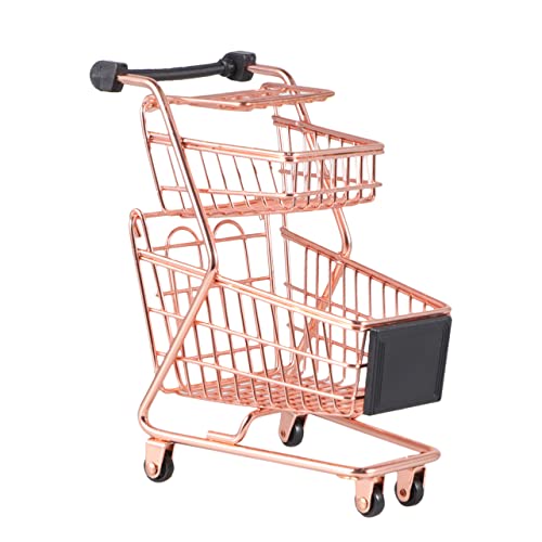 TOYANDONA Trolley Spielset Spielzeug Einkaufswagen Spielzeug üllwagen Kinder Einkaufswagen Miniatur Einkaufswagen Trolley Spielzeugwagen Kinderwagen Für Kinder Mini Einkaufswagen von TOYANDONA