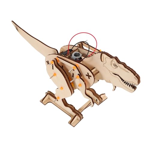 TOYANDONA Tyrannosaurus Rex-montagespielzeug Pädagogisches DIY- 3D-Dinosaurier-Puzzle Hölzernes Dinosaurierspielzeug Vorbau-Sets Für Dinosaurier- Stammbausatz Holz von TOYANDONA