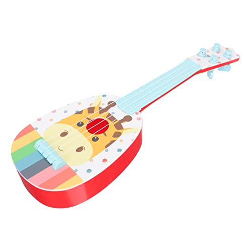 TOYANDONA Mini Ukulele Spielzeug Für Junge Mädchen Einstellbare Saiten Sicheres Material Für Frühkindliche Bildung Geburtstagsgeschenke Giraffen-Design TOYANDONA Mini Ukulele Spielzeug Für Junge Mädchen Einstellbare Saiten Sicheres Material Für Frühkindliche Bildung Geburtstagsgeschenke Giraffen-Design von TOYANDONA