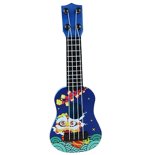 TOYANDONA Ukulele Perlen für Schmuckherstellungsset Anzeige von Schmuckkissen Schwanzknochen kinderinstrumente musikinstrumente Desktop-Kindergitarre Kindergitarre Abs Blue von TOYANDONA