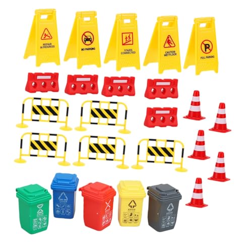 TOYANDONA Verkehrszeichen Spielset Lernspielzeug mit Realistischen Verkehrsabsperrungen und Straßenkegeln aus Robustem Kunststoff Fördert Kreatives und Verkehrswissen TOYANDONA Verkehrszeichen Spielset Lernspielzeug mit Realistischen Verkehrsabsperrungen und Straßenkegeln aus Robustem Kunststoff Fördert Kreatives und Verkehrswissen von TOYANDONA