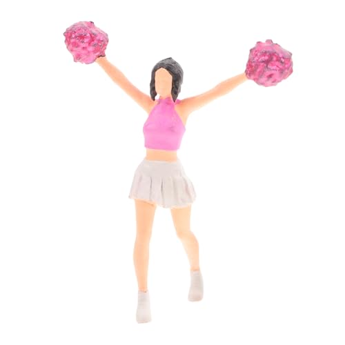 TOYANDONA Verstellbare Puppenstatue Mini Cheerleader Figur Für Requisiten Und Trainingsmodell Mit Modepuppenzubehör Und Bastelfigur von TOYANDONA