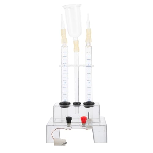 TOYANDONA Wasserelektrolyse Experimentator Elektrolyse Kit Wasserelektrolyseur Wasserelektrolyse Demonstrator Chemische Experimentierausrüstung Wasserstoffe Chemische Requisiten Pp von TOYANDONA