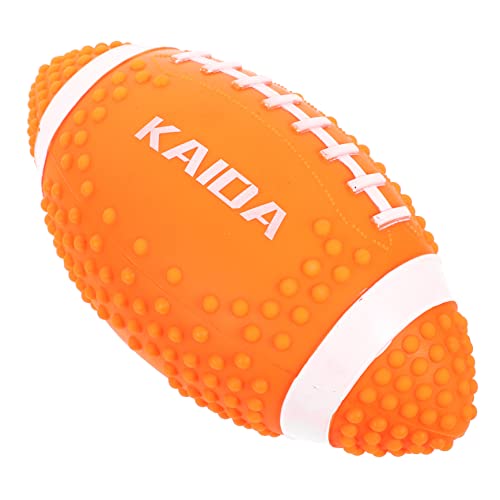 TOYANDONA Wasserfußballspielzeug Hüpfball Strand Fliegenball Poolball Aufblasbare Spiele Kinderfußball Ornamente Für Outdoor Outdoor Wasserspiel Orange Pvc von TOYANDONA