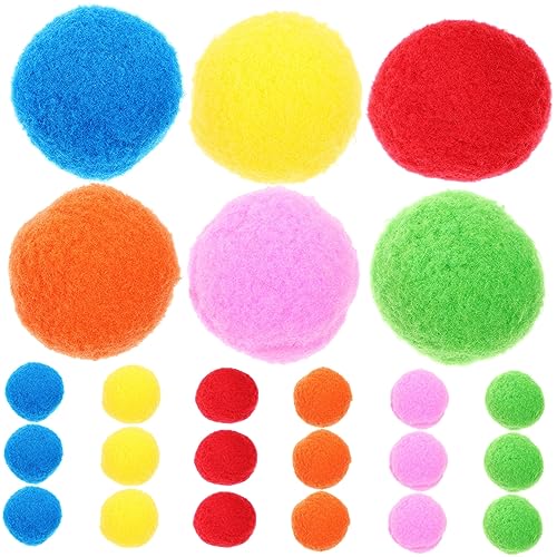 TOYANDONA Wasserspielzeug Bälle Für Bunte Wasserball Poolspielzeuge Für Sommerpartys Strand Und Schwimmbadspaß Wiederverwendbare Wasserabsorptionsbälle 6 Farben von TOYANDONA