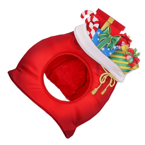 TOYANDONA Weihnachtsmütze Party-Kulisse Weihnachts-Hüpfburgen Zubehör Stirnbänder für Frauen weihnachtsverkleidung weihnachts verkleidung Performance-Requisiten Rollenspiel-Requisiten rot von TOYANDONA