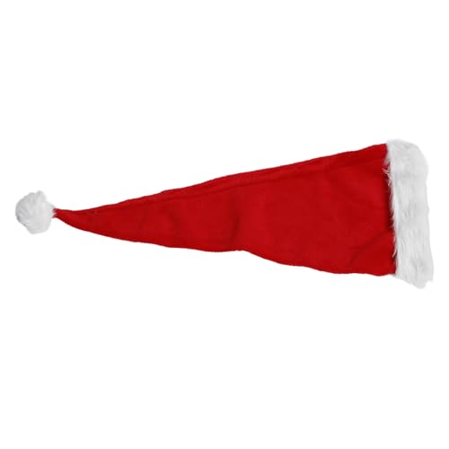 TOYANDONA Weihnachtsmütze Zubehör Gnom Kostüm Nikolausmütze Stricken Langer Elfenhut Zwergenkostümhüte Gnomenhüte Santa Kostüm Mütze Nikolausmütze Männer Rot Polyester von TOYANDONA