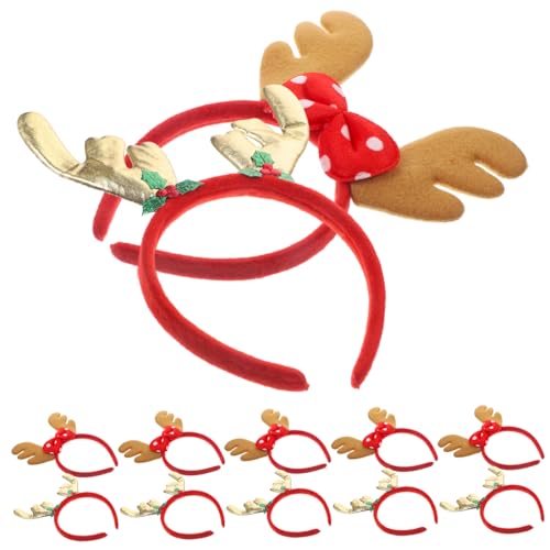 TOYANDONA Weihnachtsstirnbänder für Mädchen christmas haarreif christmas headband Weihnachtsmütze Weihnachtshaarband weihnachtsstirnbänder für Weihnachtsstirnband/Haarband von TOYANDONA