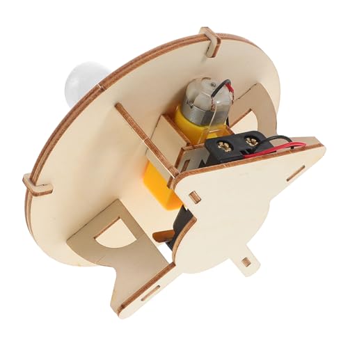 TOYANDONA Weltraummaterialpaket Projekte Wissenschaft Baukasten Bastelpuzzle Wissenschaftliche Rätsel Bastelset Rätsel Bauen Astronomiespielzeug Für Kinder Sonnensystem Für Kinder Khaki Holz von TOYANDONA