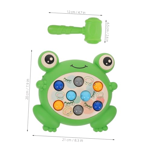 TOYANDONA Whack A Frog Kunststoff Interaktives Lernspiel Stressabbau Fördert Motorik Geduld Eltern Junge Mädchen Tischspiel Für Zuhause Reise TOYANDONA Whack A Frog Kunststoff Interaktives Lernspiel Stressabbau Fördert Motorik Geduld Eltern Junge Mädchen Tischspiel Für Zuhause Reise von TOYANDONA