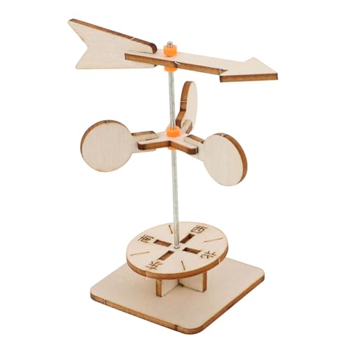 TOYANDONA Windfahne Kinderspielzeug zum Zusammenbauen Wissenschaftliche Experimente für für holzspielzeug Experimente zum Selbermachen für Experimentierset von TOYANDONA