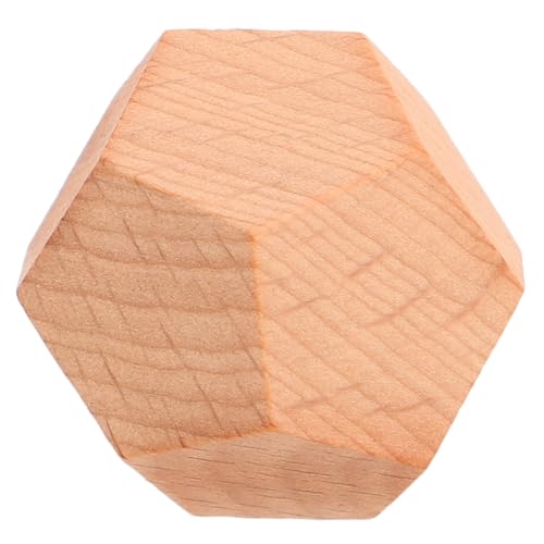 TOYANDONA Würfelspiel Aus Holz Leere Essenswürfel Yoga-würfel Für Kinder Mathe Lernwürfel Würfelrätsel Holzwürfel Zum Basteln Leere Spielbrettwürfel Würfeln Tischspiele Würfel Hölzern Khaki von TOYANDONA