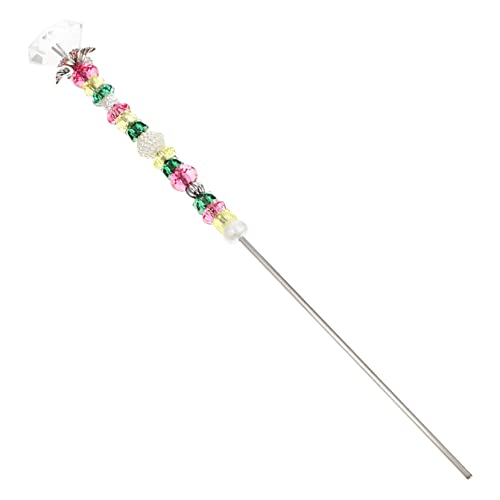 TOYANDONA Zauberstab Fairy Wand Kinderkleider Kleidung spielzeuge für glitzerstoff Feenstab für Kinderfeenstock feenhafte Partydekorationen Partygirls Feenstab Metall von TOYANDONA