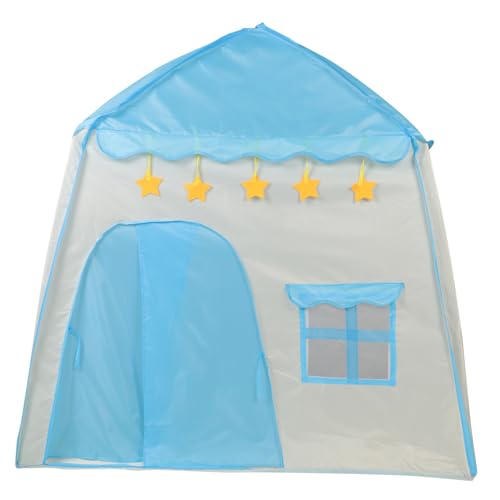 TOYANDONA Zelt kinderzelt Tent kinderwagrn Kinderzimmer Kinder zelte Innenzelt für Kinder Kinderpool Zelthaus Schlosszelt für Kinder Spielzelt Kinderspielhaus Blue von TOYANDONA