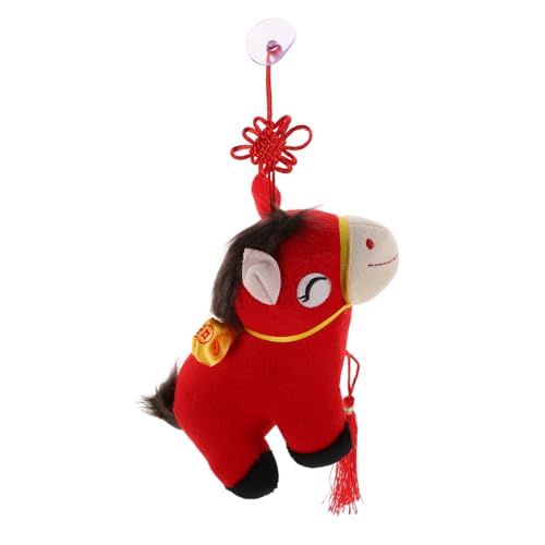 TOYANDONA Zodiac Pferdefigur Plüsch Glücksbringer Kleine Chinesische Jahr Dekoration Lifelike Stofftier Für Reise Büro Zuhause TOYANDONA Zodiac Pferdefigur Plüsch Glücksbringer Kleine Chinesische Jahr Dekoration Lifelike Stofftier Für Reise Büro Zuhause von TOYANDONA