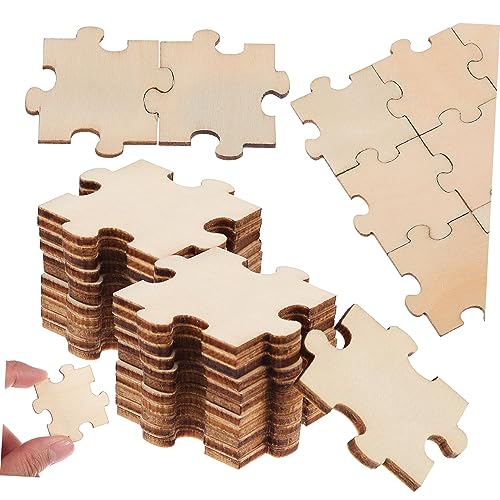 TOYANDONA Zusammengebaute Bausteine Puzzle Leere Rätsel Holz von TOYANDONA