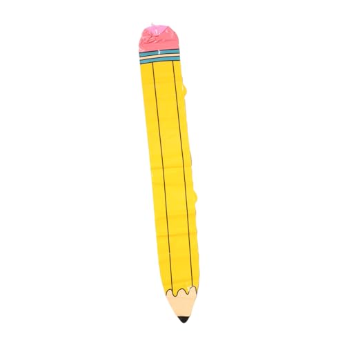 TOYANDONA aufblasbarer Bleistift aufblasbares Kreative Partydekoration Klassenzimmer Dekoration zurück zu den Schulbleistiften Klassenzimmerdekoration PVC Yellow von TOYANDONA