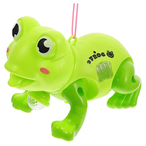 TOYANDONA elektrischer Frosch interaktives Party für Toys for Wiederverwendbares Froschspielzeug aus Kunststoff elektrische Frösche Plastik Green von TOYANDONA