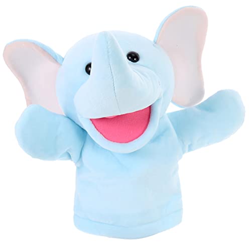 TOYANDONA Innteraktive Handpuppe Üsch Elefant Handpuppe Für Bewegliche Mund Handpuppe Für Kreatives Geschichtenerzählen Und Rollenspiel Interaktives Für Eltern Kind Interaktion Kinder Spielzeug von TOYANDONA