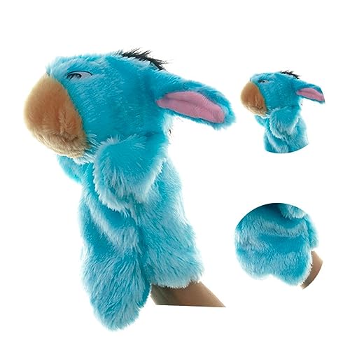 TOYANDONA üsch Handpuppe Esel Für Kuscheltier Fingerpuppe Zufälliger Farbe Ideal Für Rollenspiele Und Kreatives von TOYANDONA